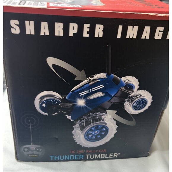 Sharper Image RC 360 Rally Car Thunder Tumbler Tumbling Remote Car NEW (open) - Picture 4 of 9